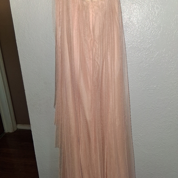 Jenny Yoo Collection Juliette Bridesmaid Dress Convertible Tulle Pink 0 - Picture 6 of 8